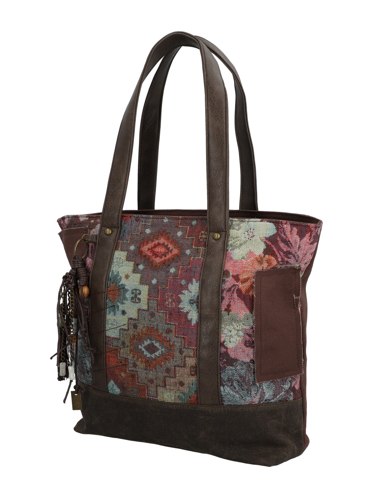 Mochila Para Mujer Textil Fauii Tote Marrón Rockford