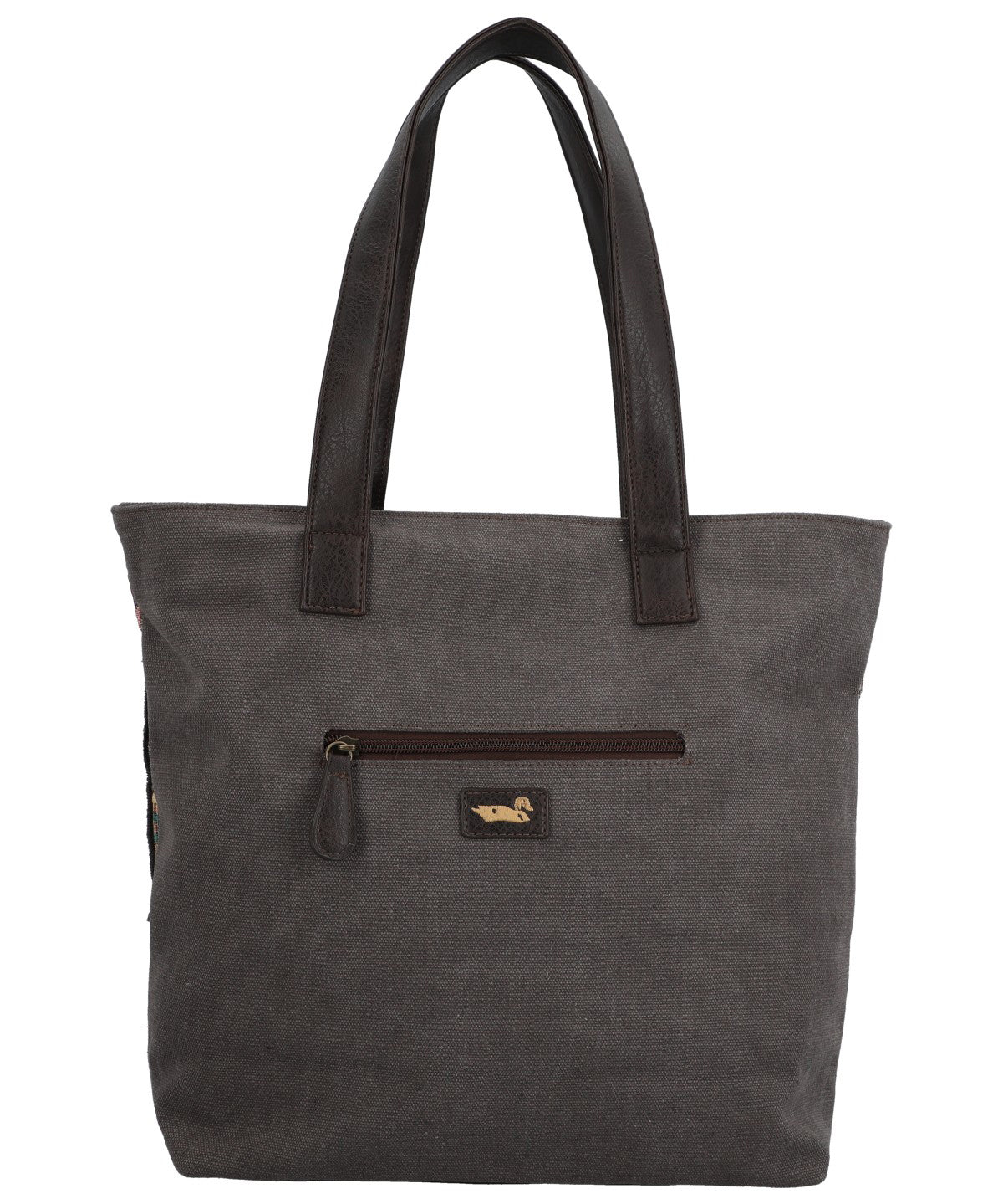 Cartera Para Mujer Textil Fauii Tote Gris Rockford