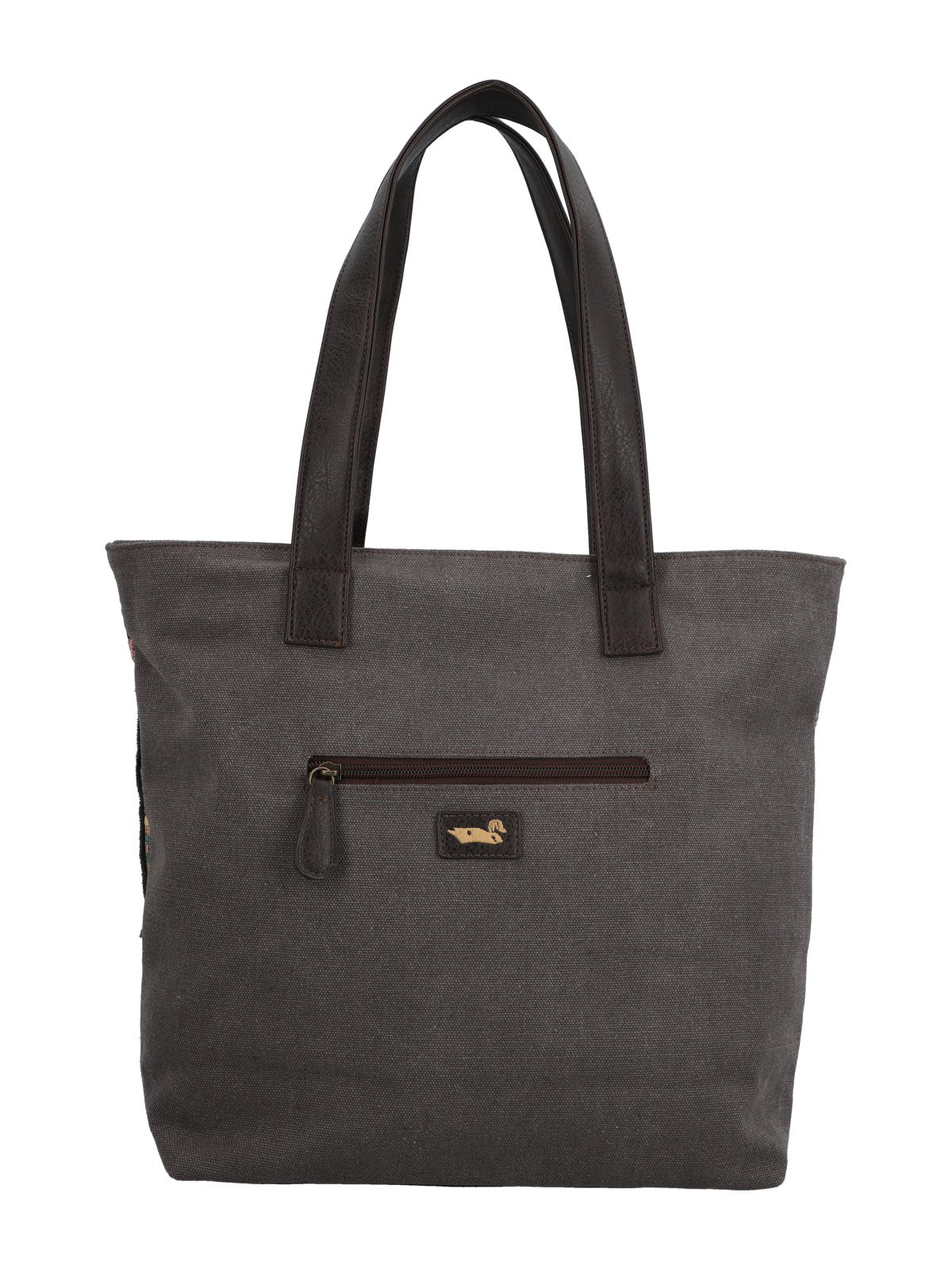 Cartera Para Mujer Textil Fauii Tote Gris Rockford