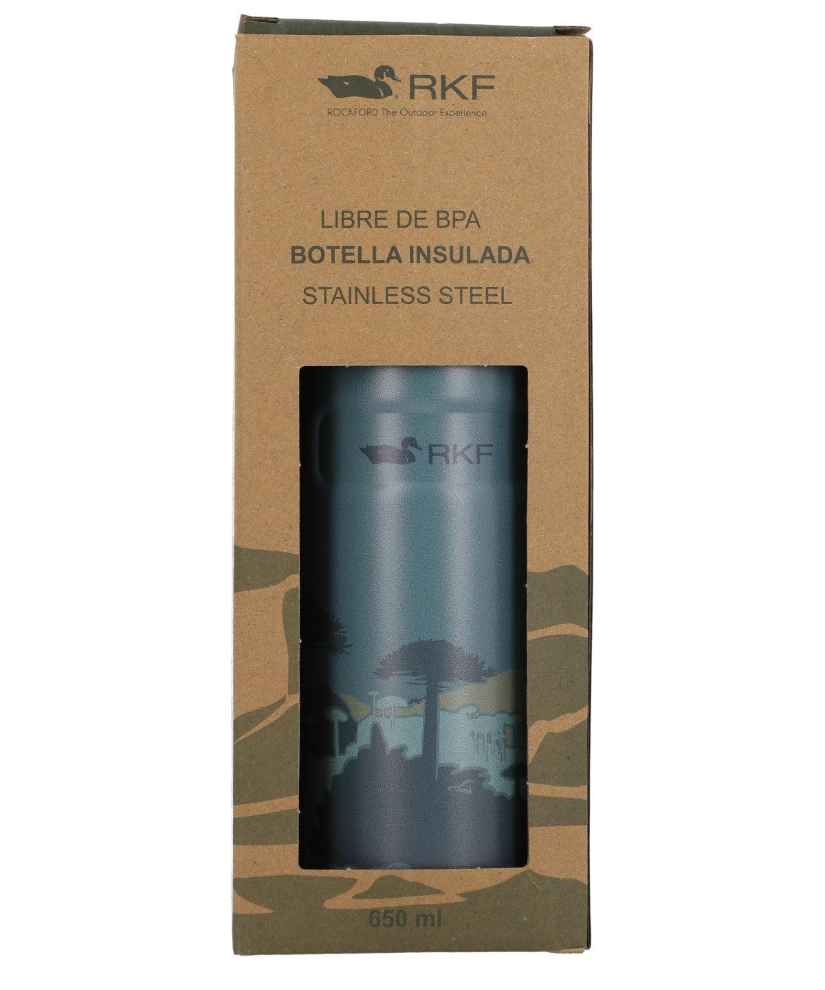 Botella Acero Unisex Rkf Araucaria Bottle Rockford