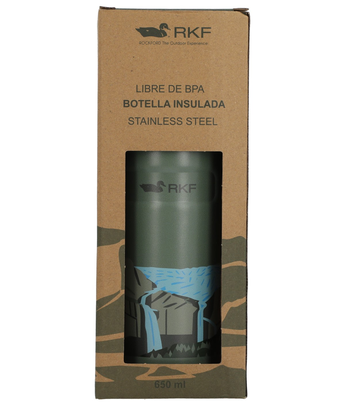 Botella Acero Unisex Rkf Yosemite Bottle Rockford