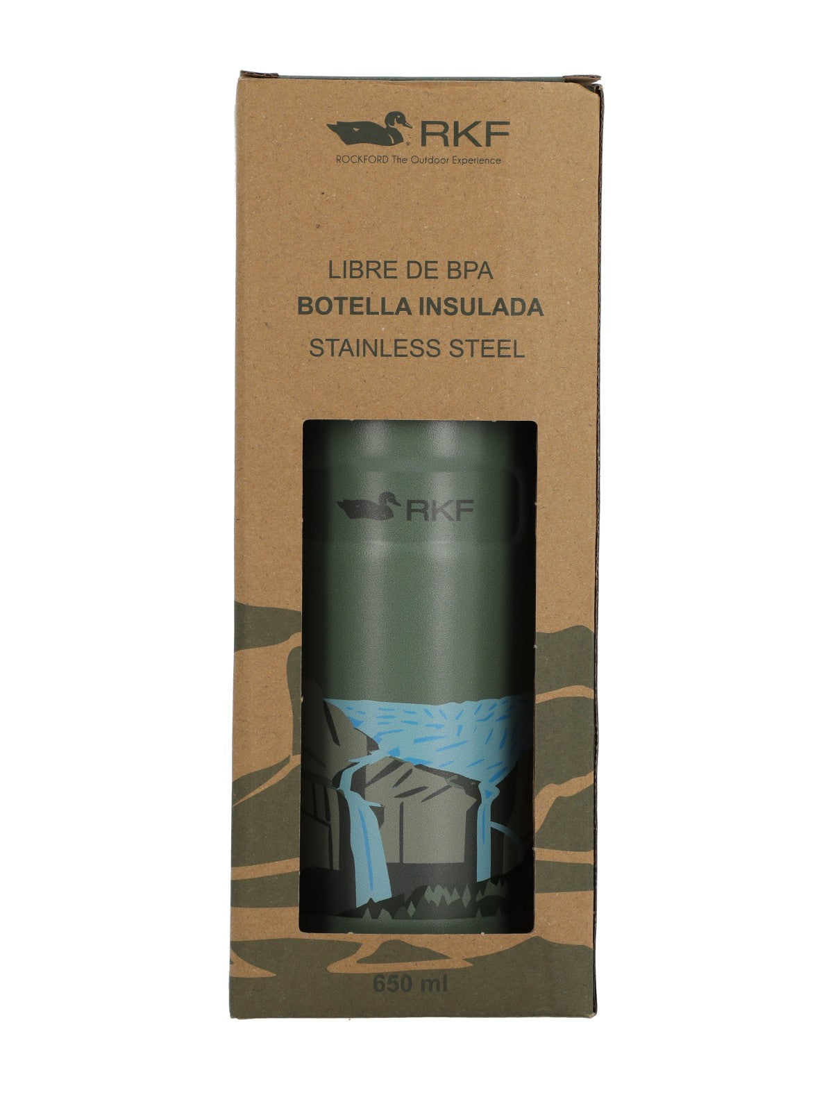 Botella Acero Unisex Rkf Yosemite Bottle Rockford