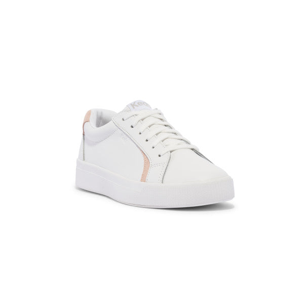 Zapatilla Para Mujer Cuero Pursuit Leather Blanco Keds