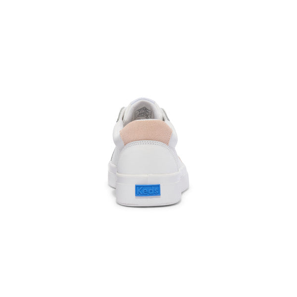 Zapatilla Para Mujer Cuero Pursuit Leather Blanco Keds