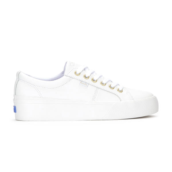 Zapatilla Para Mujer Cuero Jump Kick Duo Leather Blanco Keds
